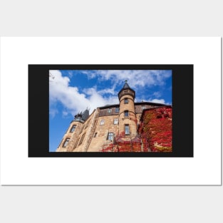 Castle, Wernigerode, Harz, Saxony-Anhalt, Germany Posters and Art